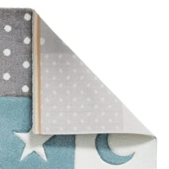 Blue Moons And Stars Dot Rug -IT Luggage Kids Sales Store 1000161031 alt02
