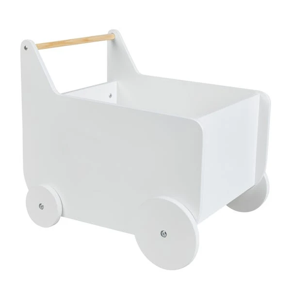 Kid's Storage Cart, White 4 Kid's Storage Cart, White - Image 4