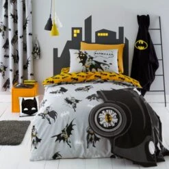 Batman Blackout Pencil Pleat Curtains -IT Luggage Kids Sales Store 30691820 alt03