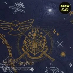 Harry Potter Hogwarts Glow In The Dark Duvet Cover And Pillowcase Set -IT Luggage Kids Sales Store 30691833 alt04
