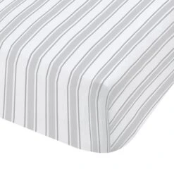 Bianca Check Stripe 100% Cotton Fitted Sheet