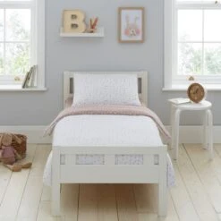 Pink Spotted 100% Jersey Cotton Reversible Cot Bed / Toddler Duvet Cover And Pillowcase Set -IT Luggage Kids Sales Store 30732058 alt02