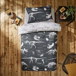 Fossil Forager 100% Cotton Duvet Cover And Pillowcase Set -IT Luggage Kids Sales Store 30747593 alt02