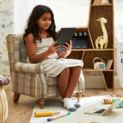 Oswald Check Kid's Chair 21 Oswald Check Kid's Chair -IT Luggage Kids Sales Store 30766627 alt02