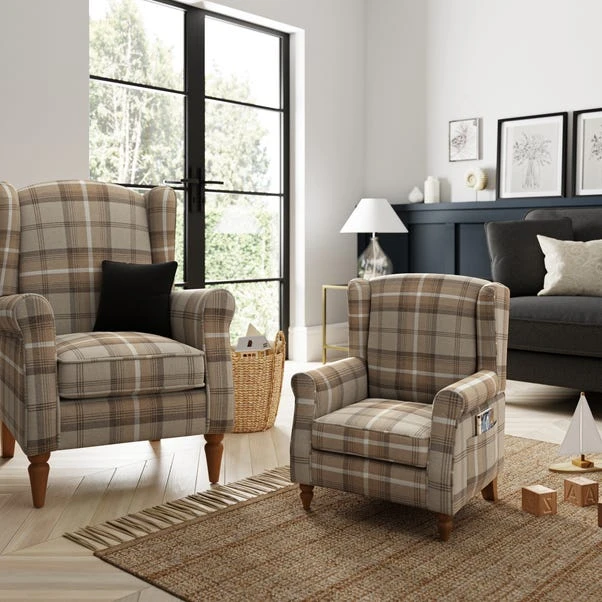 Oswald Check Kid's Chair 4 Oswald Check Kid's Chair - Image 4