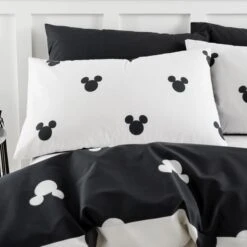 Disney Mickey Mouse Mono Duvet Cover And Pillowcase Set -IT Luggage Kids Sales Store 30768154 alt03