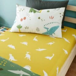 Dino Pack Of 2 Fitted Sheets