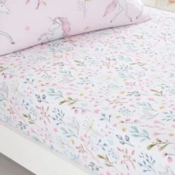 Unicorn Enchanted Pack Of 2 Fitted Sheets