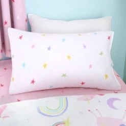 Unicorn Stars Duvet Cover And Pillowcase Twin Pack Set -IT Luggage Kids Sales Store 30768192 alt05