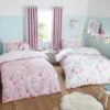 Unicorn Stars Duvet Cover And Pillowcase Twin Pack Set