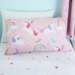 Unicorn Stars Duvet Cover And Pillowcase Twin Pack Set -IT Luggage Kids Sales Store 30768193 alt02