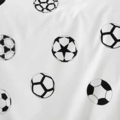 Football Grey And White Reversible Duvet Cover And Pillowcase Set -IT Luggage Kids Sales Store 30768209 alt04