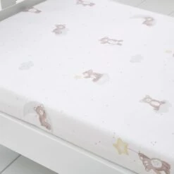 Pack Of 2 Baby Bears Cotton Fitted Sheets 16 Pack Of 2 Baby Bears Cotton Fitted Sheets -IT Luggage Kids Sales Store 30792037 alt01
