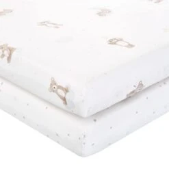Pack Of 2 Baby Bears Cotton Fitted Sheets