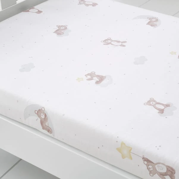 Pack Of 2 Baby Bears Cotton Fitted Sheets 2 Pack Of 2 Baby Bears Cotton Fitted Sheets - Image 2