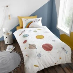 Outer Space Duvet Cover And Pillowcase Set -IT Luggage Kids Sales Store 30792065