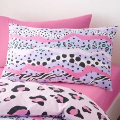 Leopard Twin Pack Duvet Cover And Pillowcase Set -IT Luggage Kids Sales Store 30792075 alt02