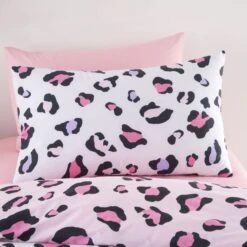 Leopard Twin Pack Duvet Cover And Pillowcase Set -IT Luggage Kids Sales Store 30792076 alt03