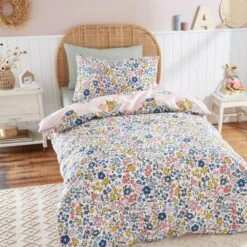 Vintage Floral Duvet Cover And Pillowcase Set -IT Luggage Kids Sales Store 30792079