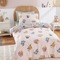Vintage Floral Duvet Cover And Pillowcase Set -IT Luggage Kids Sales Store 30792079 alt01