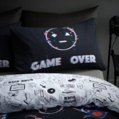 Game Over Duvet Cover And Pillowcase Set -IT Luggage Kids Sales Store 30792085 alt02