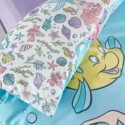 Disney The Little Mermaid Duvet Cover And Pillowcase Set -IT Luggage Kids Sales Store 30792089 alt05