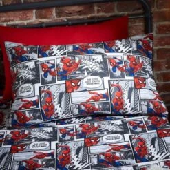 Marvel Spider-Man Navy Duvet Cover And Pillowcase Set -IT Luggage Kids Sales Store 30792091 alt03