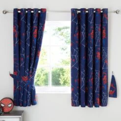 Marvel Spider-Man Thermal Blackout Eyelet Curtains -IT Luggage Kids Sales Store 30792097 alt03