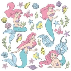 Disney The Little Mermaid Medium Wall Sticker -IT Luggage Kids Sales Store 30796965 alt01