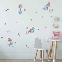 Disney The Little Mermaid Medium Wall Sticker -IT Luggage Kids Sales Store 30796965 alt03