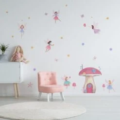 Fairy Garden Large Wall Sticker -IT Luggage Kids Sales Store 30796968 alt03