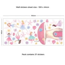 Fairy Garden Large Wall Sticker -IT Luggage Kids Sales Store 30796968 alt09
