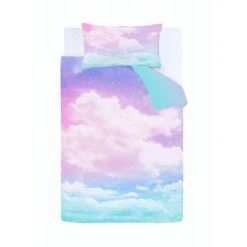 Catherine Lansfield Rainbow Ombre Clouds Duvet Cover And Pillowcase Set -IT Luggage Kids Sales Store 30804911 alt04