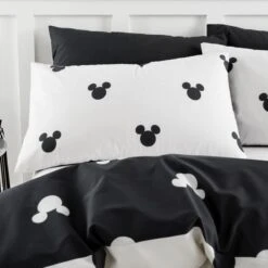 Disney Mickey Mouse Mono Duvet Cover And Pillowcase Set -IT Luggage Kids Sales Store 30813141 alt03