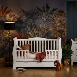 Obaby Stamford Luxe Cot Bed Pine -IT Luggage Kids Sales Store 30820912 alt02