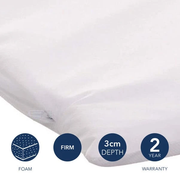 Obaby Foam Crib Mattress, 90 X 40cm 1 Obaby Foam Crib Mattress, 90 X 40cm