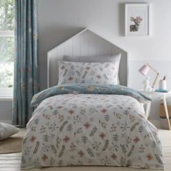 Woodlands 100% Cotton Reversible Duvet Cover And Pillowcase Set -IT Luggage Kids Sales Store 30822288 alt01
