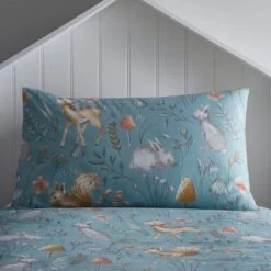 Woodlands 100% Cotton Reversible Duvet Cover And Pillowcase Set -IT Luggage Kids Sales Store 30822288 alt02