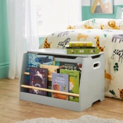 Kids Reese Bookcase With Toy Box