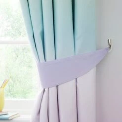 Rainbow Ombre Blackout Eyelet Curtains 14 Rainbow Ombre Blackout Eyelet Curtains -IT Luggage Kids Sales Store 30826521 alt02