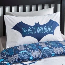 Batman Reversible Grey Duvet And Pillowcase Set -IT Luggage Kids Sales Store 30826532 alt02