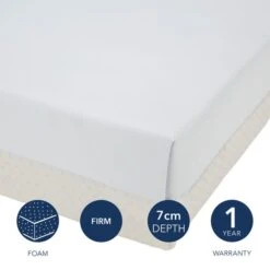 CuddleCo Lullaby Hypoallergenic Bamboo Foam Mattress -IT Luggage Kids Sales Store 30844102