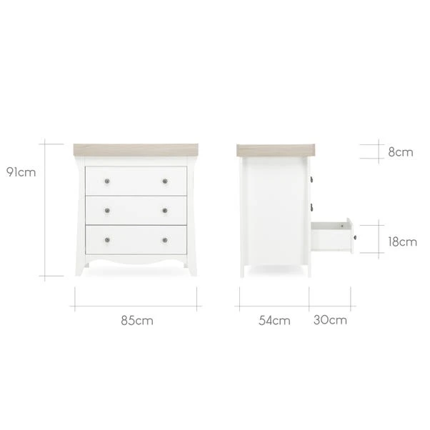 CuddleCo Clara 2 Piece Nursery Furniture Set 20 CuddleCo Clara 2 Piece Nursery Furniture Set - Image 20