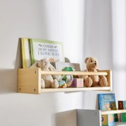 Kids Pippa Wall Bookshelf, 50cm 27 Kids Pippa Wall Bookshelf, 50cm -IT Luggage Kids Sales Store 30855358