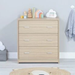 Babymore Luno Veni 3 Drawer Chest & Changing Unit 14 Babymore Luno Veni 3 Drawer Chest & Changing Unit -IT Luggage Kids Sales Store 30857184 alt02