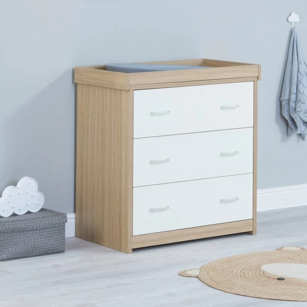 Babymore Luno Veni 3 Drawer Chest & Changing Unit 2 Babymore Luno Veni 3 Drawer Chest & Changing Unit - Image 2