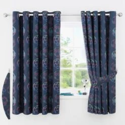 Bright Football Eyelet Blackout Curtains 6 Bright Football Eyelet Blackout Curtains -IT Luggage Kids Sales Store 30861133 alt05