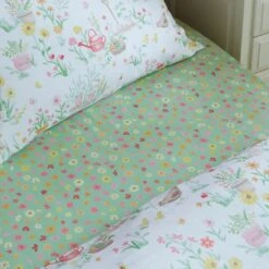 Pack Of 2 Garden Fitted Sheets