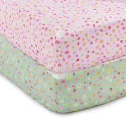 Pack Of 2 Garden Fitted Sheets -IT Luggage Kids Sales Store 30861243 alt04