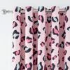 Leopard Blackout Eyelet Curtains